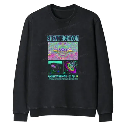 Evolution Horizon Regular Fit Washed Sweatshirt
