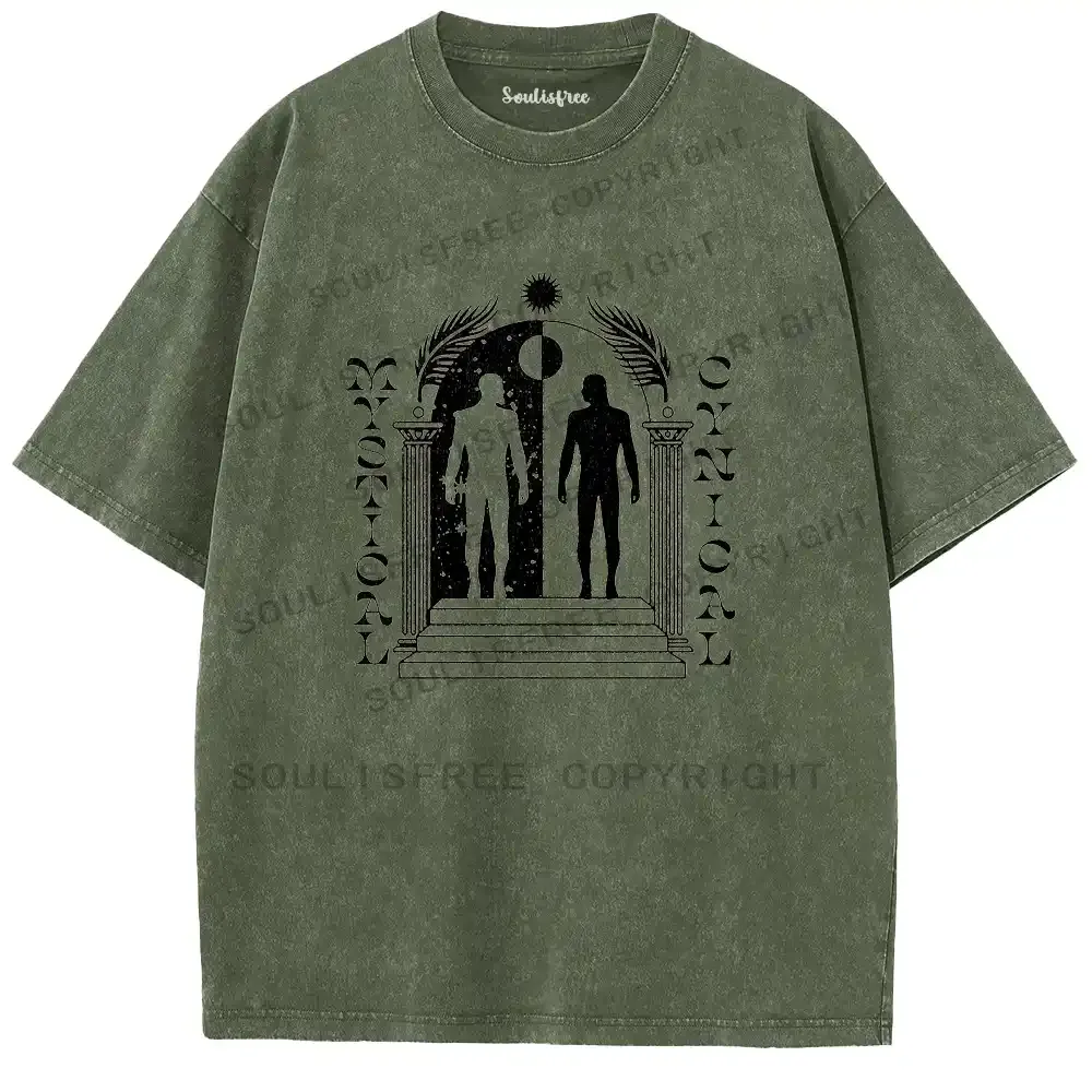Sol-Luna Dualism Archway Washed T-shirt