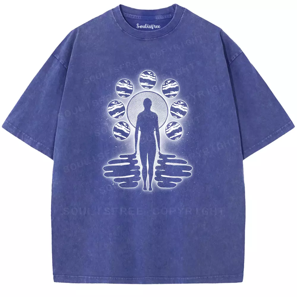 Soulisfree Celestial Alignment of Me Washed Tee