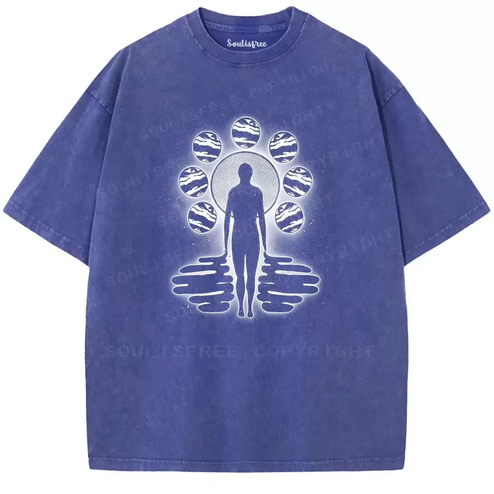 Soulisfree Celestial Alignment of Me Washed Tee
