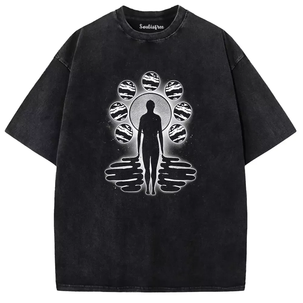 Soulisfree Celestial Alignment of Me Washed Tee