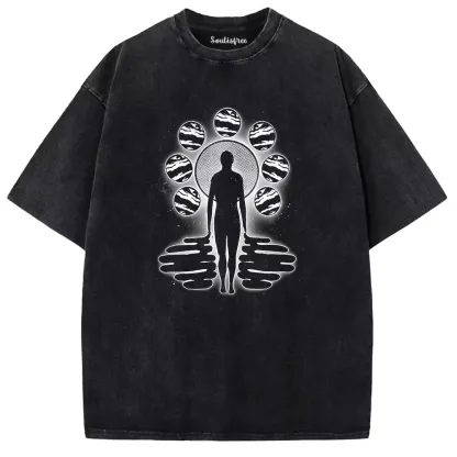 Soulisfree Celestial Alignment of Me Washed Tee