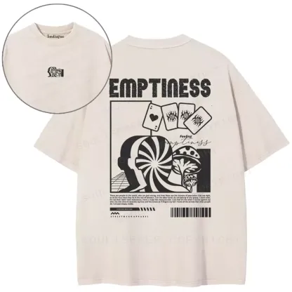 EMPTINESS Washed T-shirt