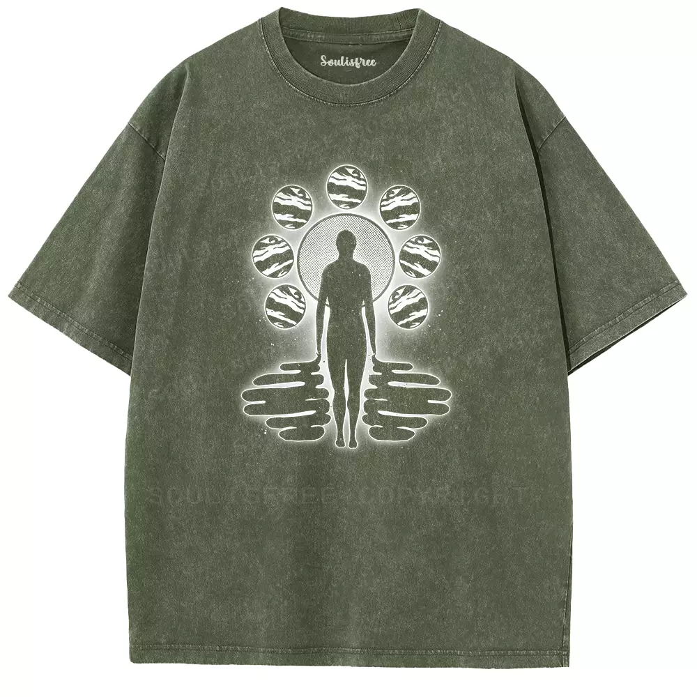 Soulisfree Celestial Alignment of Me Washed Tee