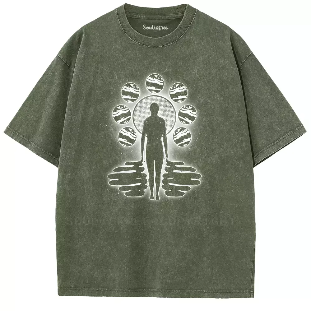 Soulisfree Celestial Alignment of Me Washed Tee