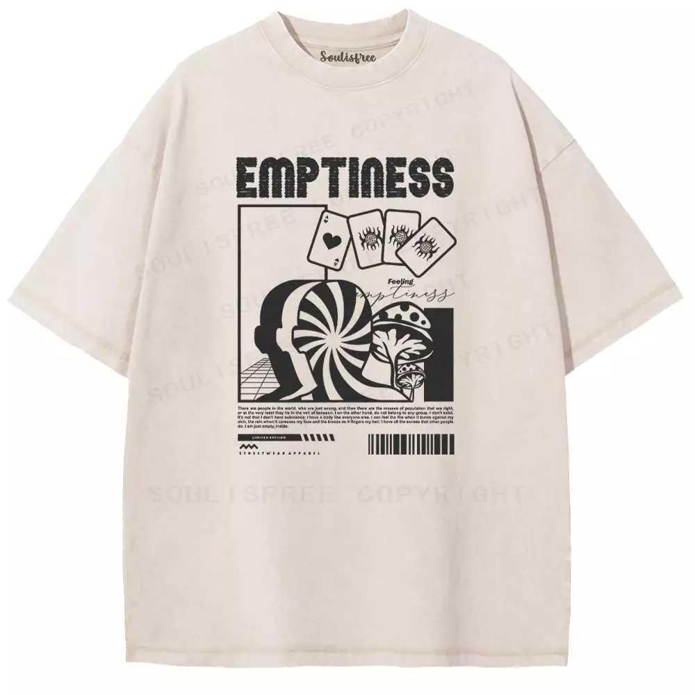 EMPTINESS Washed T-shirt