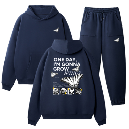 The Moment I Fly Fleece Hoodie Set
