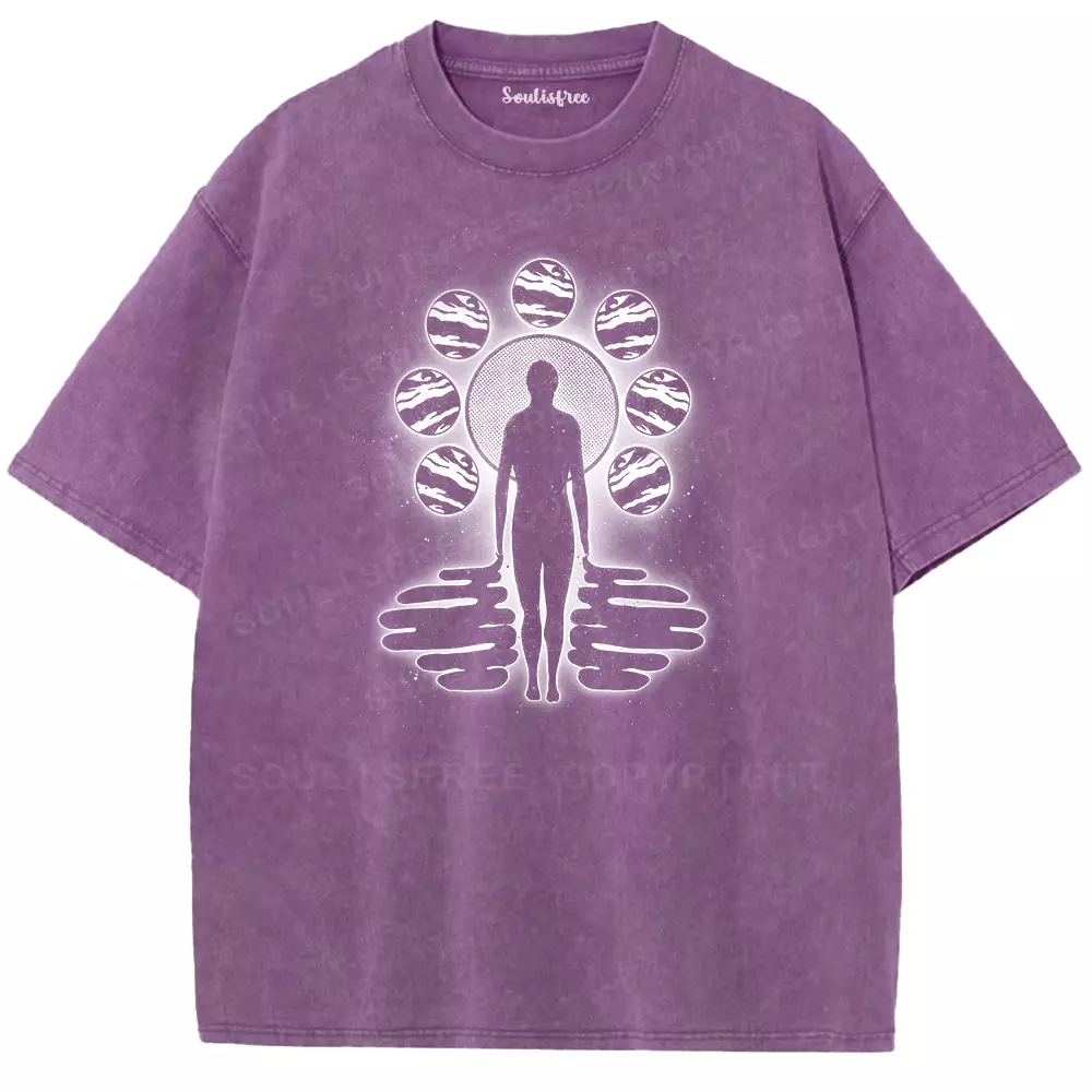 Soulisfree Celestial Alignment of Me Washed Tee
