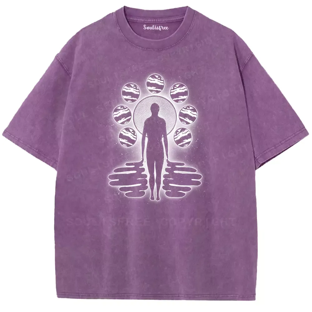 Soulisfree Celestial Alignment of Me Washed Tee