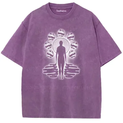 Soulisfree Celestial Alignment of Me Washed Tee