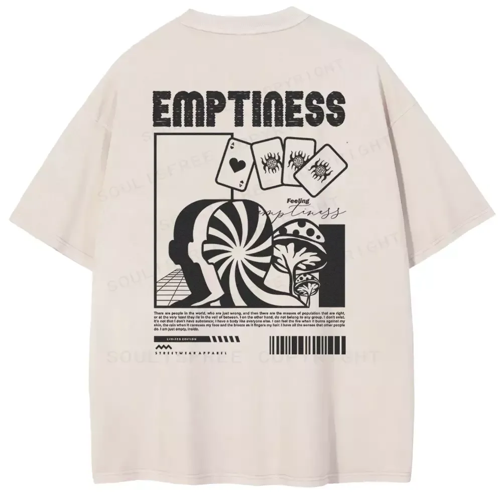 EMPTINESS Washed T-shirt
