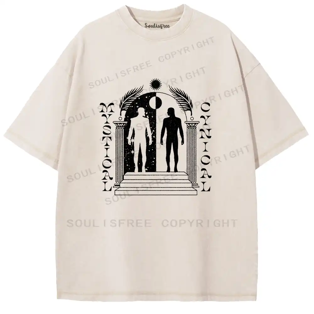 Sol-Luna Dualism Archway Washed T-shirt