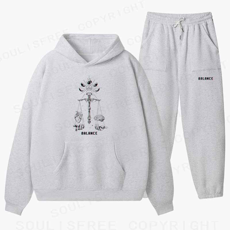 Soulisfree Soul & Mind Celestial Balance Cotton Fleece Hoodie Set