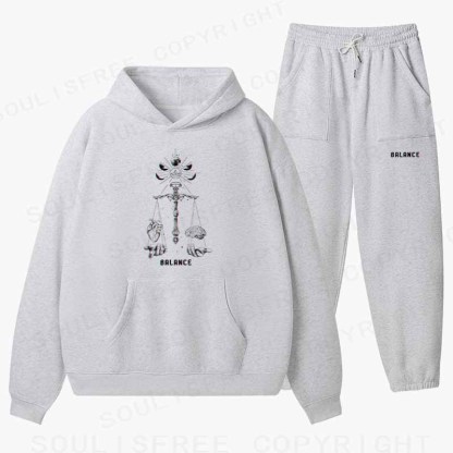 Soulisfree Soul & Mind Celestial Balance Cotton Fleece Hoodie Set