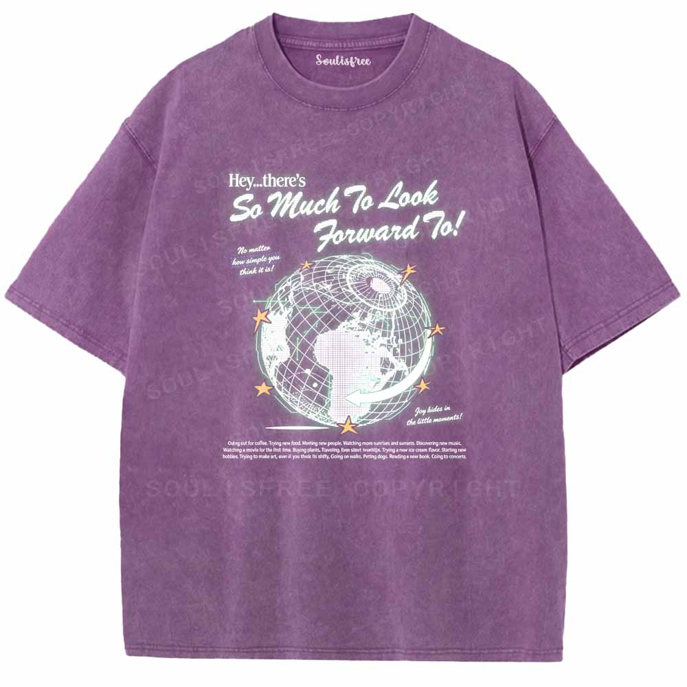 Soulisfree  Grid Earth Optimism Washed Tee