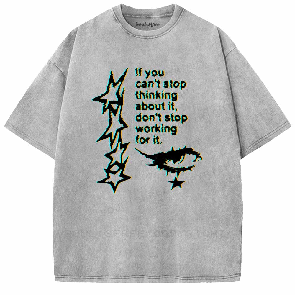 Soulisfree  Chase Your Thoughts Washed Tee