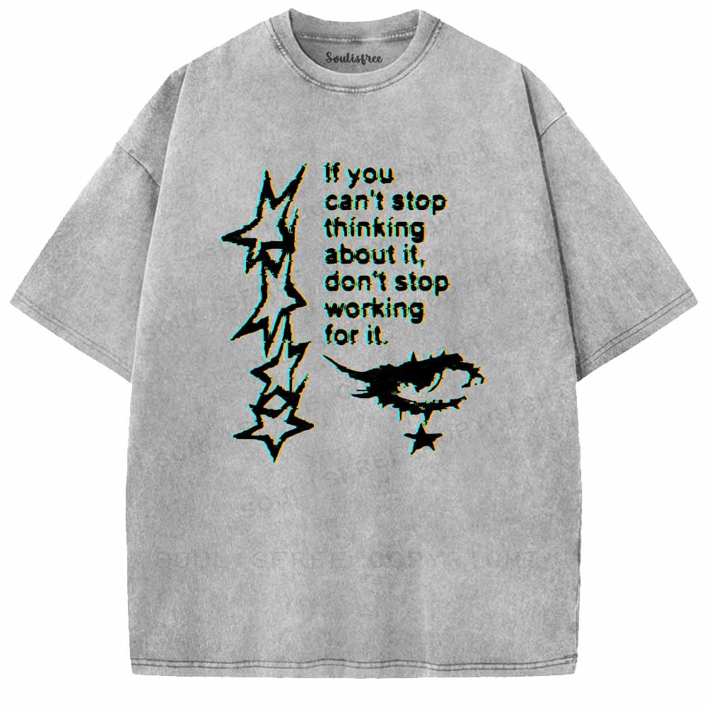 Soulisfree  Chase Your Thoughts Washed Tee