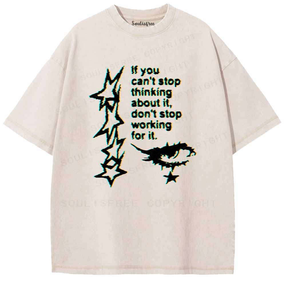 Soulisfree  Chase Your Thoughts Washed Tee