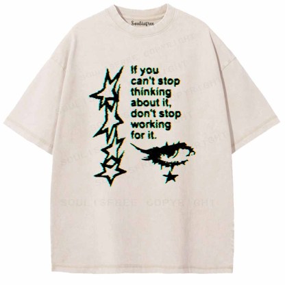 Soulisfree  Chase Your Thoughts Washed Tee