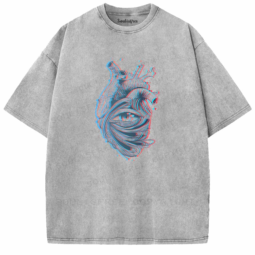 Soulisfree  Inner Sight Of The Heart Washed Tee