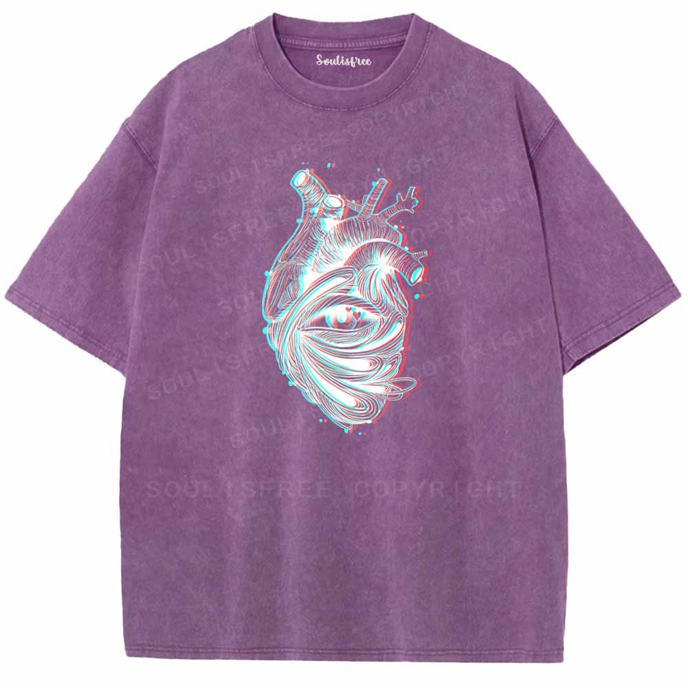 Soulisfree  Inner Sight Of The Heart Washed Tee