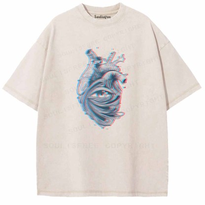 Soulisfree  Inner Sight Of The Heart Washed Tee