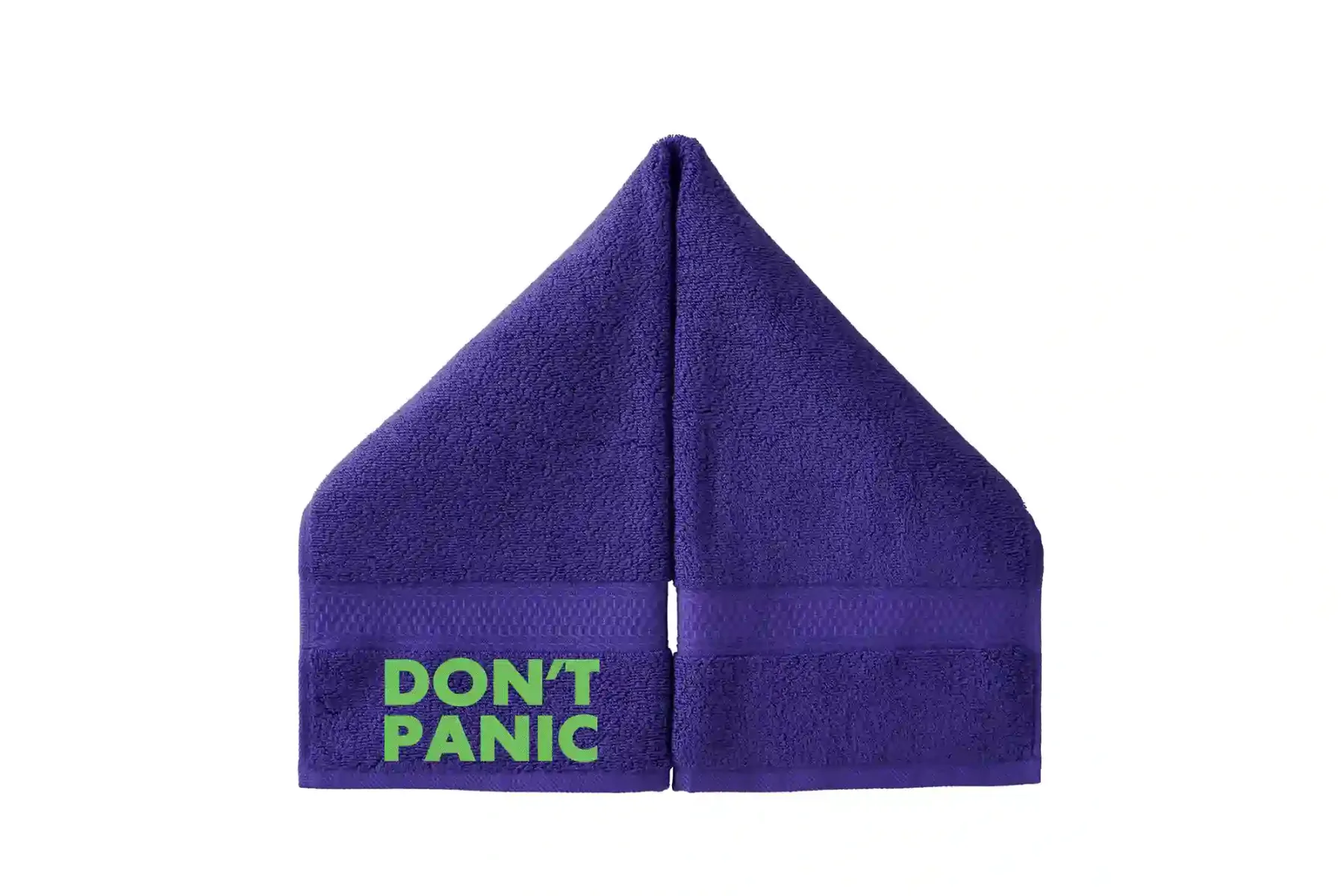 Don't Freak Out Embroidered Hand Towel