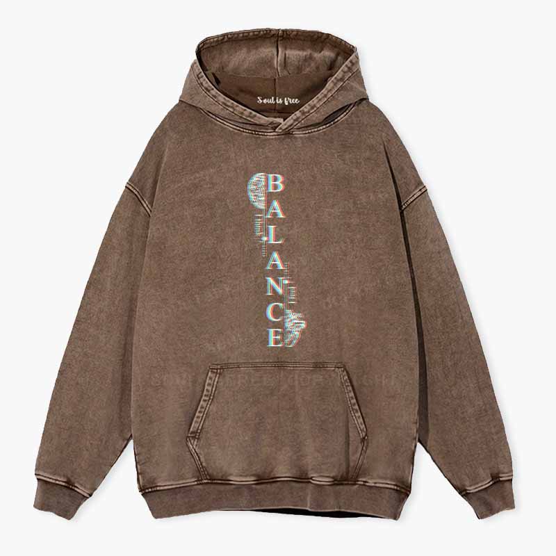 Soulisfree BALANCE Washed Hoodie