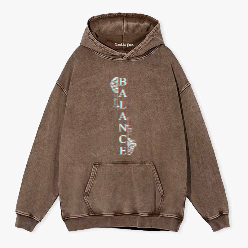 Soulisfree BALANCE Washed Hoodie