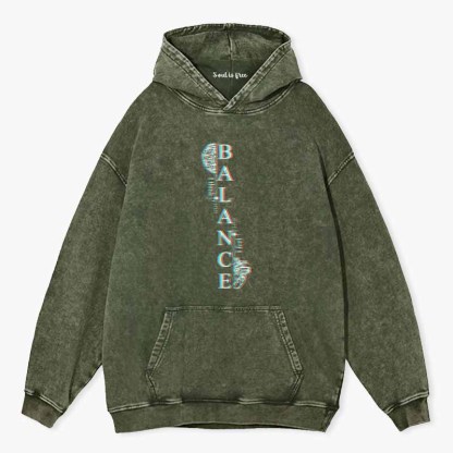 Soulisfree BALANCE Washed Hoodie