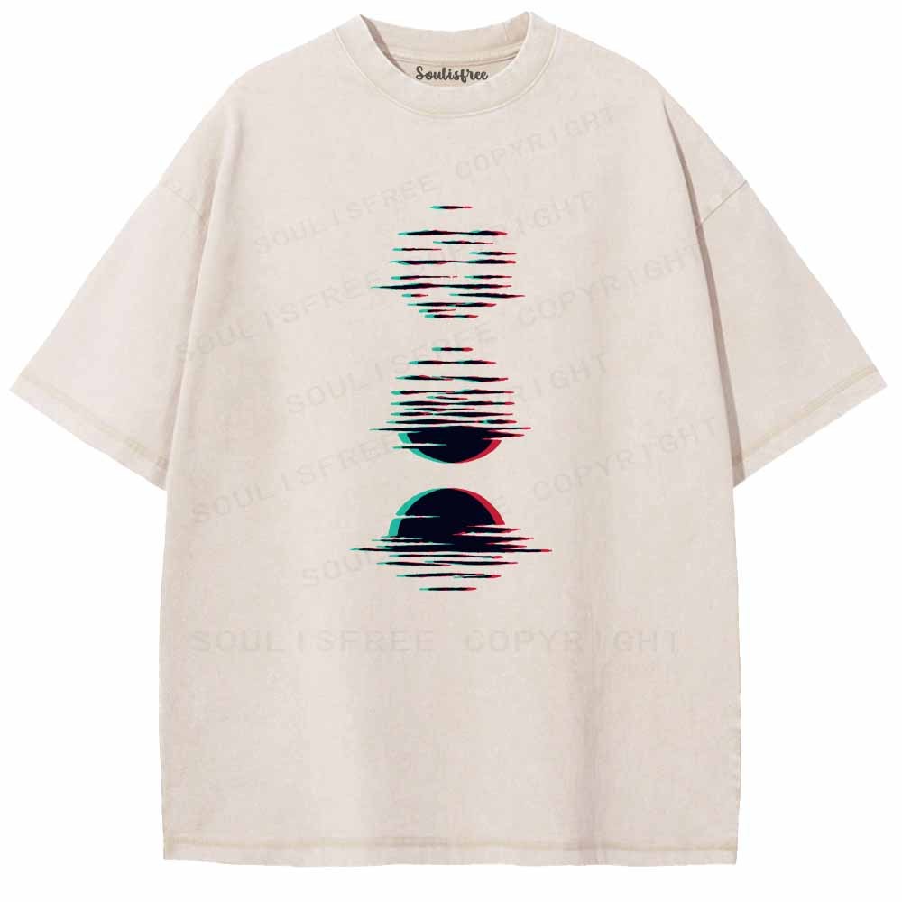 Soulisfree MEMORIES OF SUNSET Washed Tee