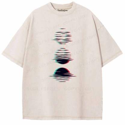 Soulisfree  MEMORIES OF SUNSET Washed Tee