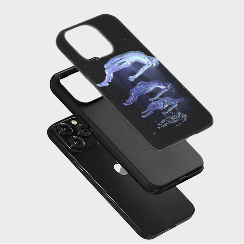 Soulisfree Cosmic Drift Aesthetic Matte Phone Case