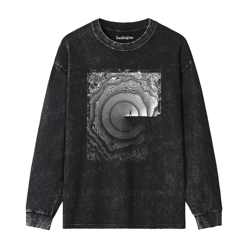 Breaking Rejection Washed Long Sleeve Shirt