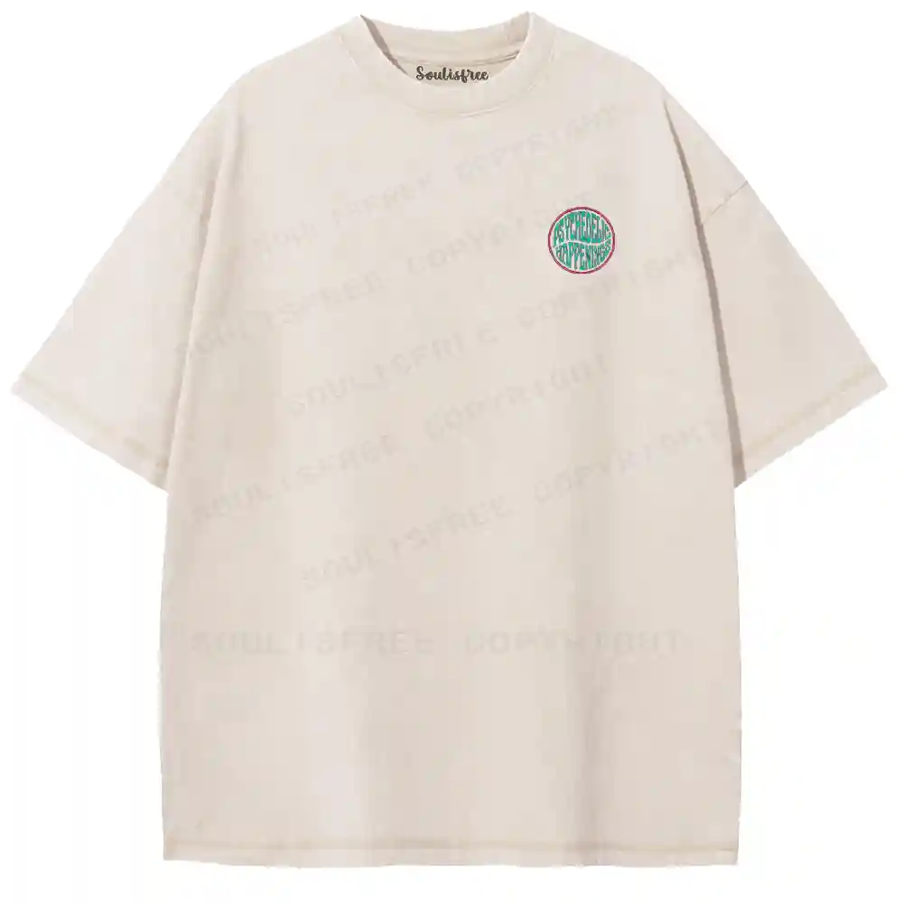 Neon Psyche Carnival Washed T-shirt