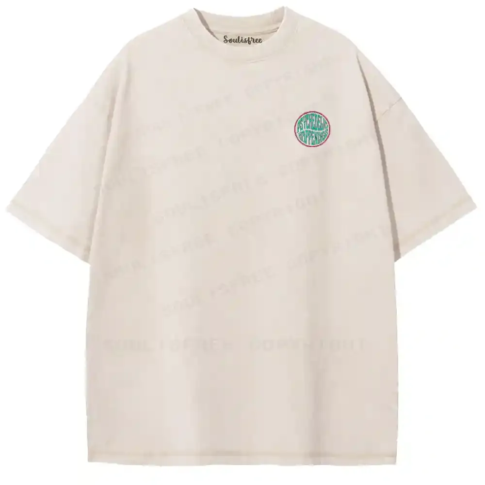 Neon Psyche Carnival Washed T-shirt