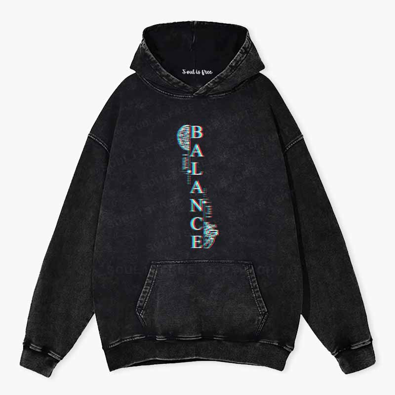 Soulisfree BALANCE Washed Hoodie