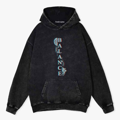 Soulisfree BALANCE Washed Hoodie