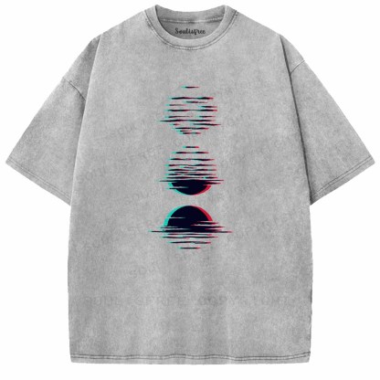 Soulisfree  MEMORIES OF SUNSET Washed Tee