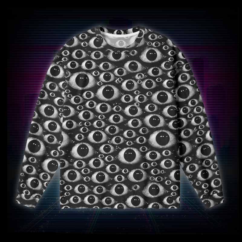 Soulisfree HUMAN OBSERVATION SYSTEM Long Sleeve Cotton Tee