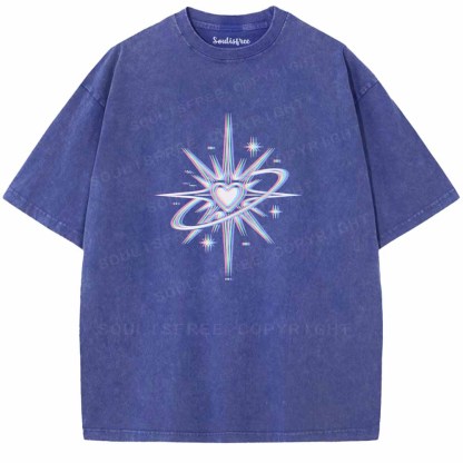 Soulisfree  Chromatic Cosmic Love Washed Tee