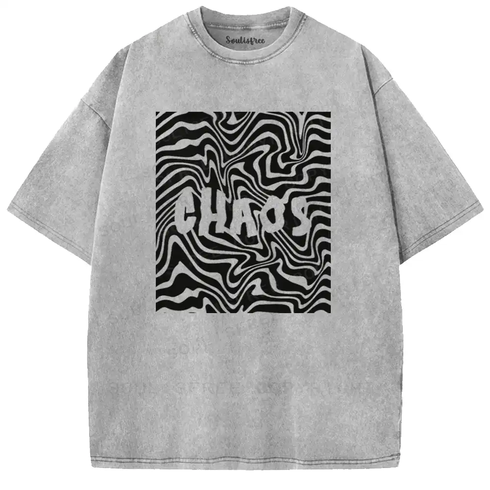 Occult Chaotic Insight Washed T-shirt