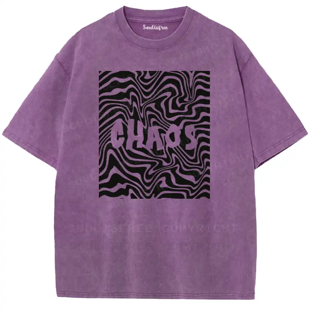Occult Chaotic Insight Washed T-shirt