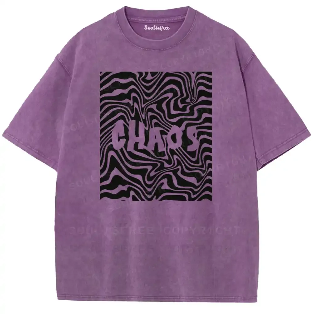 Occult Chaotic Insight Washed T-shirt