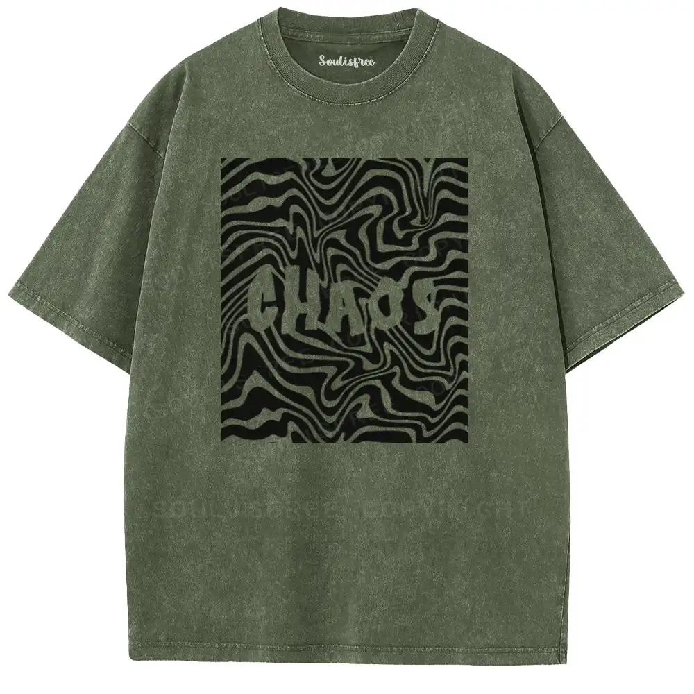 Occult Chaotic Insight Washed T-shirt