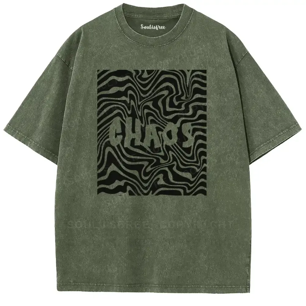 Occult Chaotic Insight Washed T-shirt