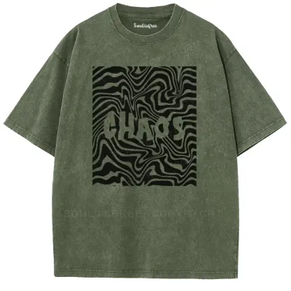 Occult Chaotic Insight Washed T-shirt