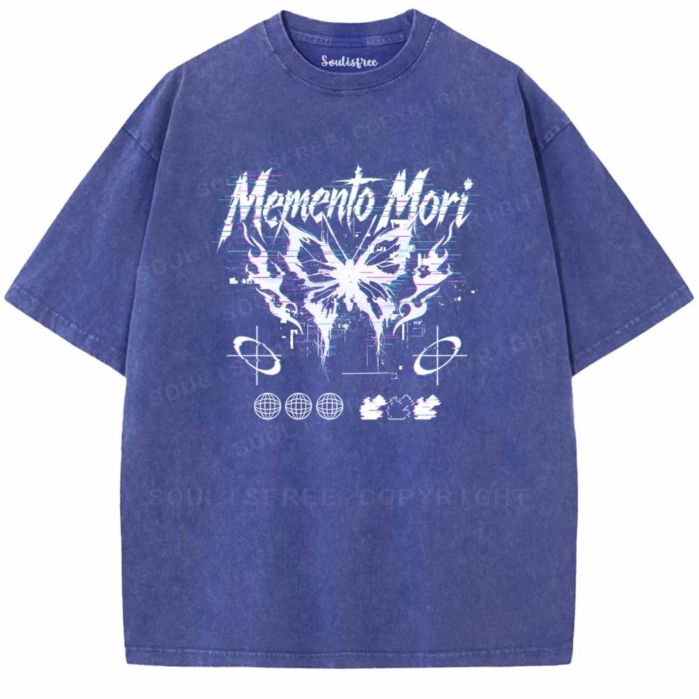 Soulisfree  Memento Mori Washed Tee