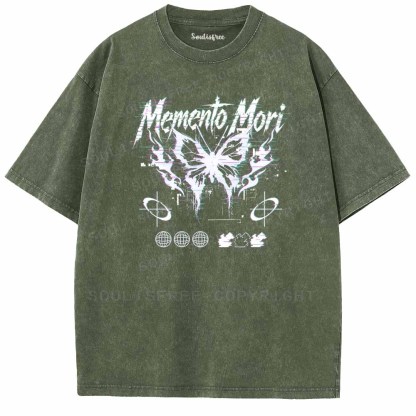 Soulisfree  Memento Mori Washed Tee