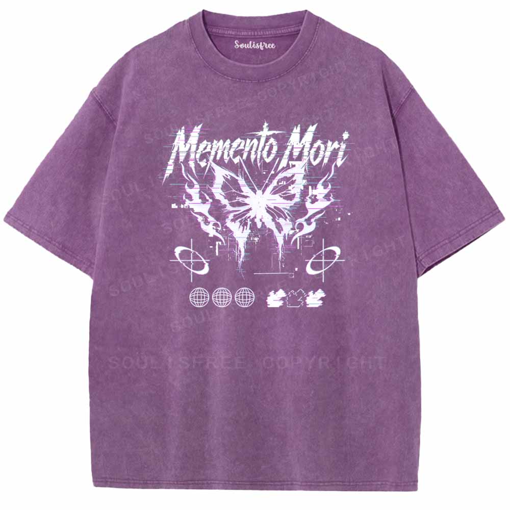 Soulisfree  Memento Mori Washed Tee